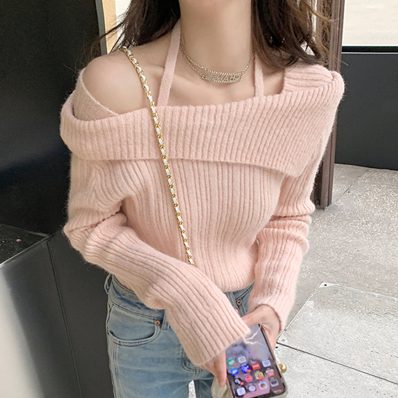 Off-the-Shoulder Sweater