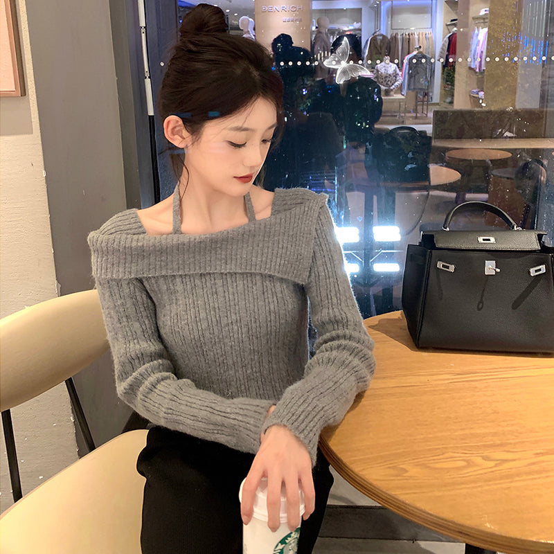 Off-the-Shoulder Sweater