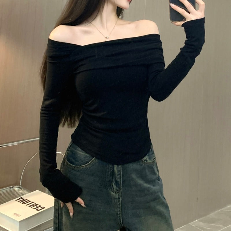 Ruched Long Sleeves Top