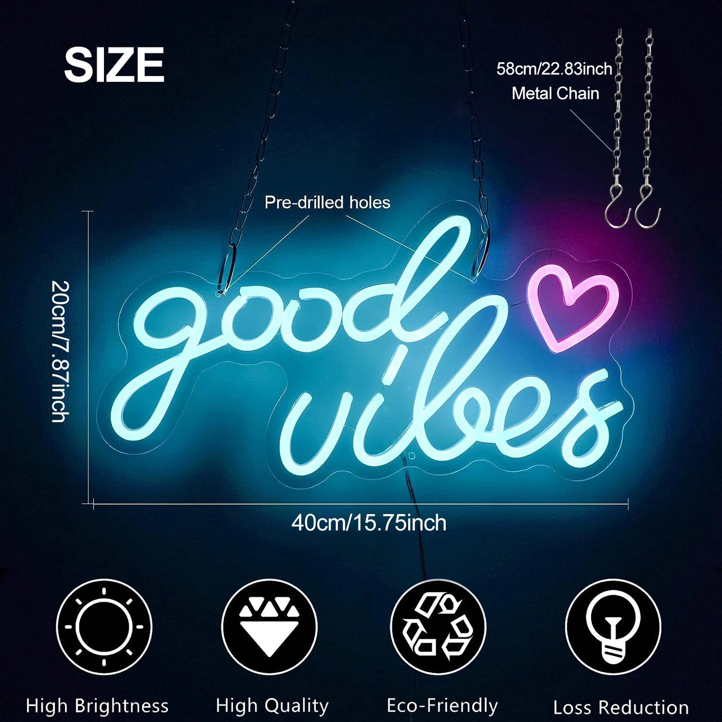 Good Vibes Neon Sign