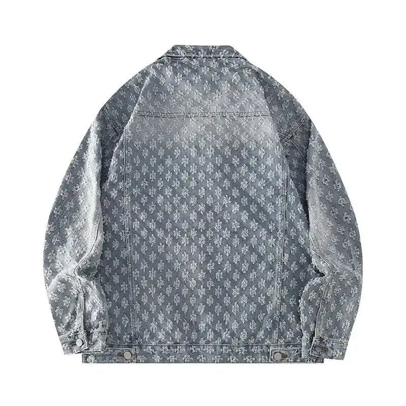 Denim Jacquard Jacket