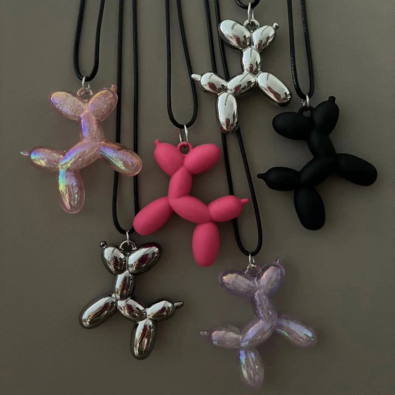 Balloon Dog Pendant Necklace