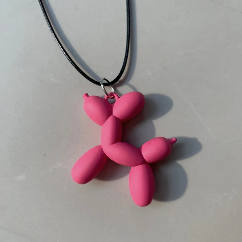 Balloon Dog Pendant Necklace