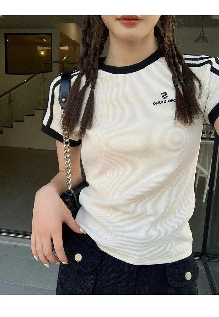 Striped Soccer Tee