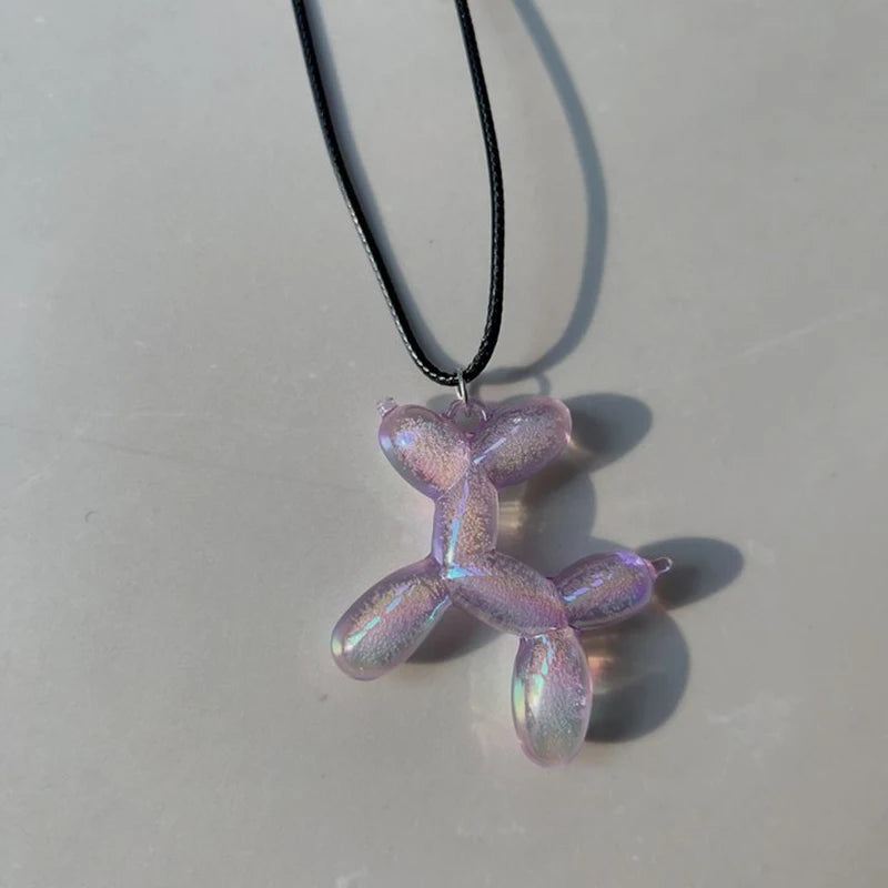 Balloon Dog Pendant Necklace