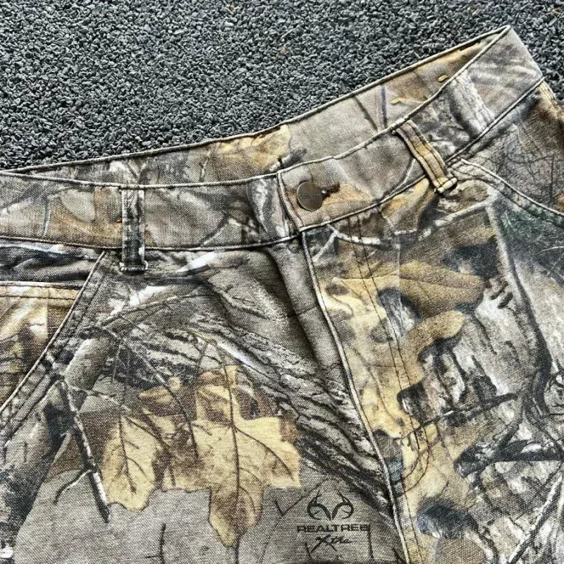 Camo Wide Leg Jeans