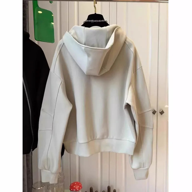 Asymmetrical Zip Up Hoodie