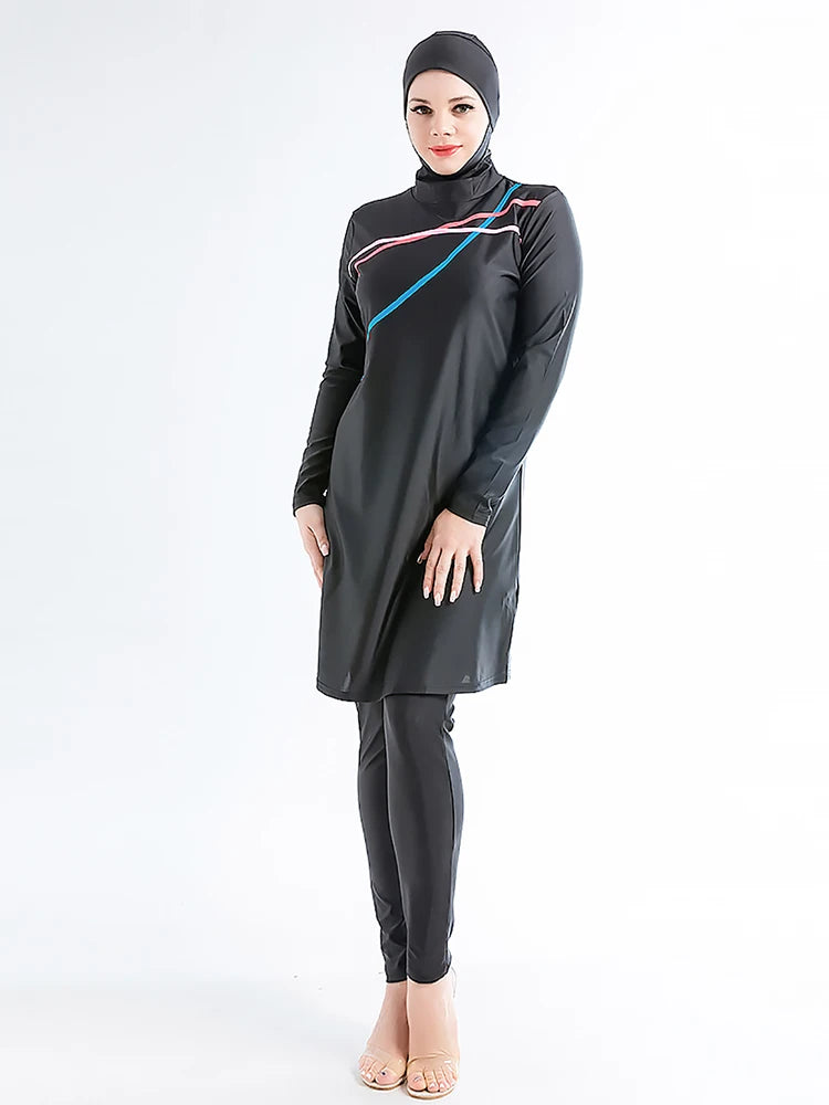 3PCS Burkini Swimwear