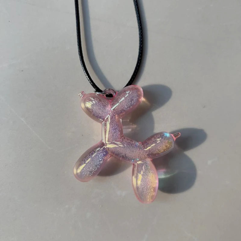 Balloon Dog Pendant Necklace