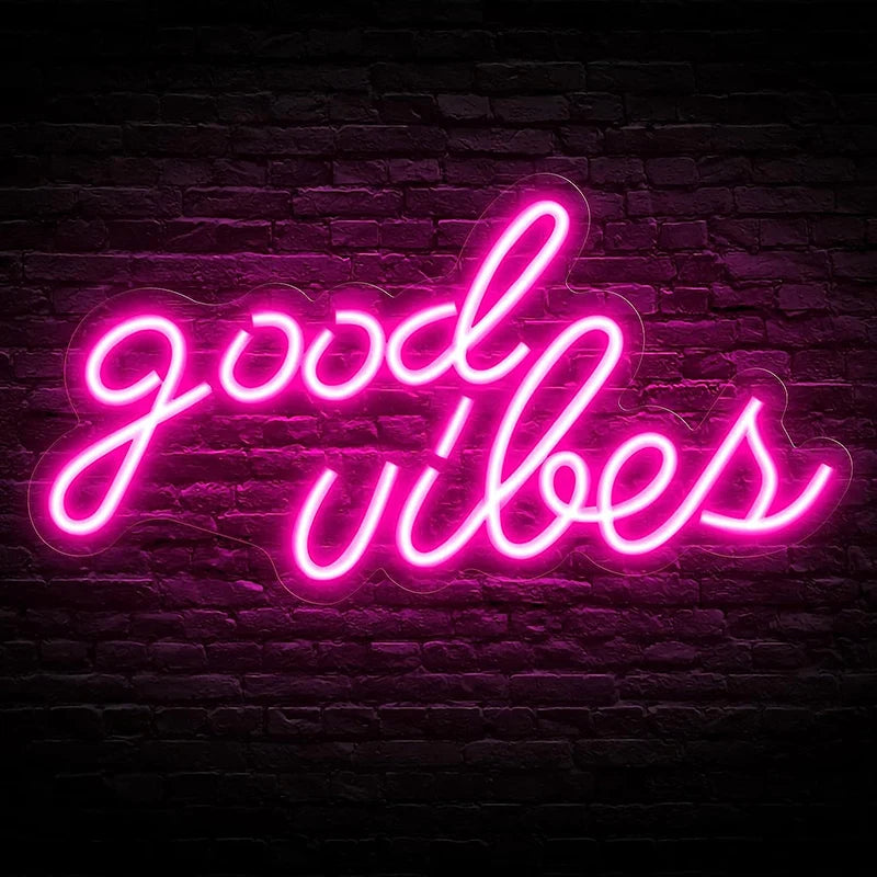 Good Vibes Neon Sign