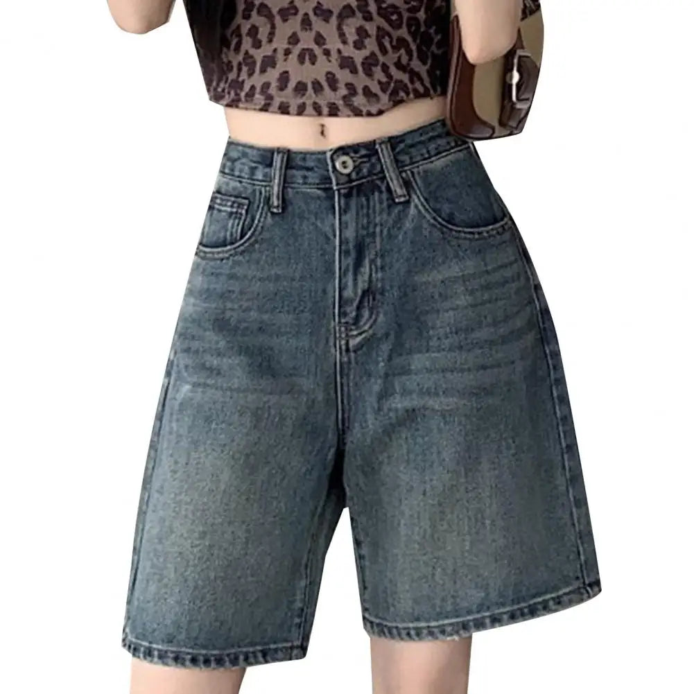 Vintage Loose Fit Denim Shorts