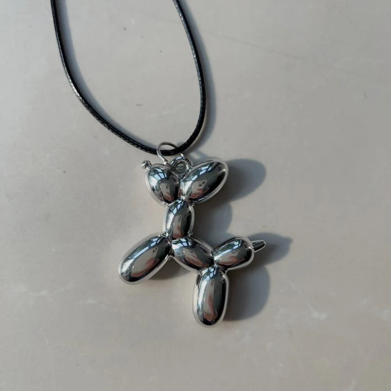 Balloon Dog Pendant Necklace