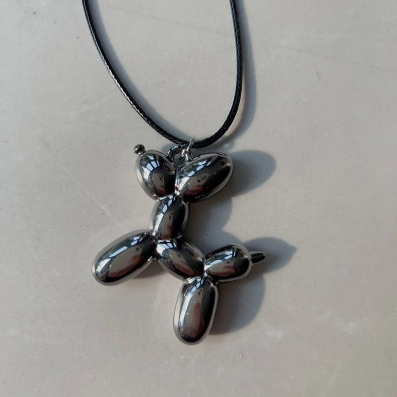 Balloon Dog Pendant Necklace