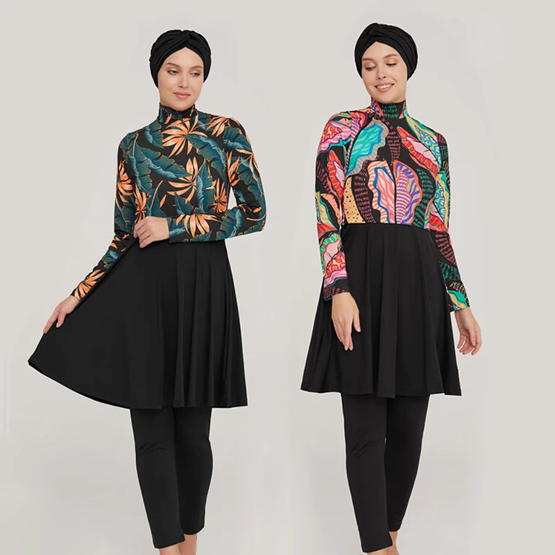 3PCS Burkini Swimwear