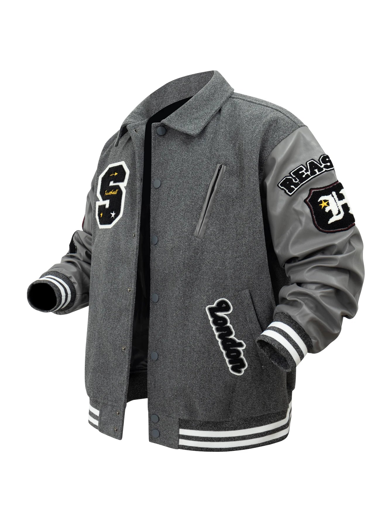 Collared Varsity Jacket